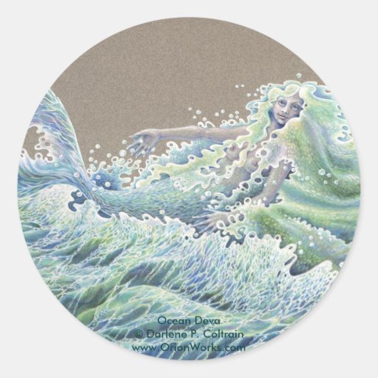 海Devaの海Deva Darlene P. Coltrainwww…. ラウンドシール (正面)