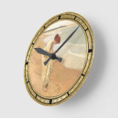 海Hath真珠 ラウンド壁時計 (傾斜)