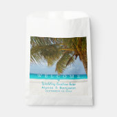 海nパームツリーズ宛先ウェディングウェルカム フェイバーバッグ (正面)