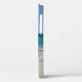 海V2上の青カリブのいビーチ波 Case-Mate iPhoneケース (裏面 / 左)