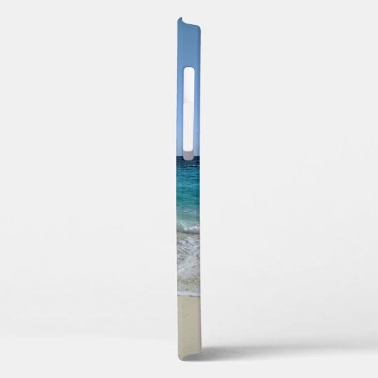 海V2上の青カリブのいビーチ波 Case-Mate iPhoneケース (裏面 / 左)