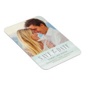 海Vibesビーチ結婚式Save The Date Magnet マグネット (右側)