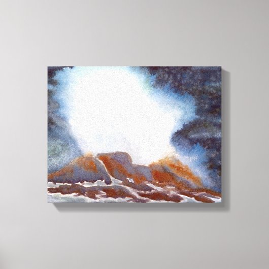 海Waveキャンバス印刷 キャンバスプリント (正面)