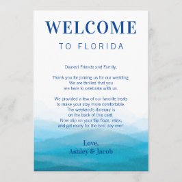 海Wave結婚のウェルカムレター&旅程カード プログラム