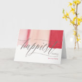 浸される縞で飾ります カード (黄色い花)