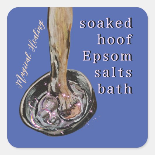 浸しホーフエプソム塩浴 スクエアシール (正面)