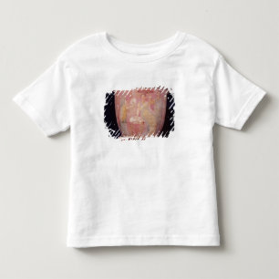 浸っている女性の場面のポット トドラーTシャツ