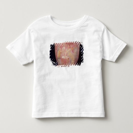 浸っている女性の場面のポット トドラーTシャツ (正面)