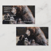 浸るくま 名刺 (正面/裏面)