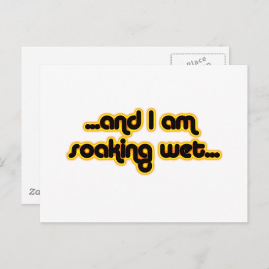 浸るぬれたSunglow ポストカード (正面/裏面)