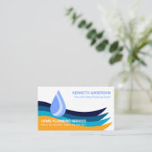 浸水カラフル水層配管工具 名刺 (スタンド正面)