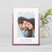 浸縁ど |フォト婚約 案内状 (スタンド正面)