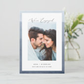 浸縁ど |フォト婚約 案内状 (スタンド正面)