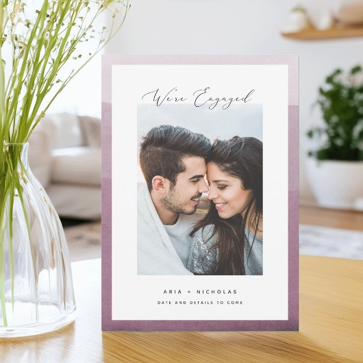 浸縁ど |フォト婚約 案内状