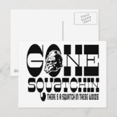 消えたビッグフット - これらの森にスクワッチがいる ポストカード (正面/裏面)