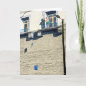 消えた魚釣りの謝罪グリーティングカード カード (正面)