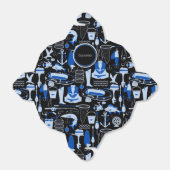 消えた魚釣りの青いパターン取り出し フェイバーボックス (折り畳みなし)