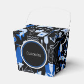 消えた魚釣りの青いパターン取り出し フェイバーボックス (正面サイド)