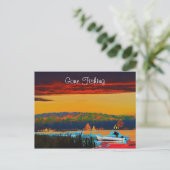 消えた魚釣りはがき ポストカード (スタンド正面)