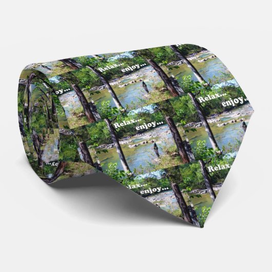 消えた魚釣りカード ネクタイ (ロール)