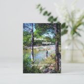 消えた魚釣りカード ポストカード (スタンド正面)