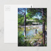 消えた魚釣りカード ポストカード (正面/裏面)