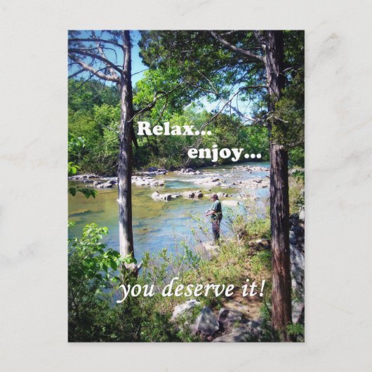 消えた魚釣りカード ポストカード (正面)