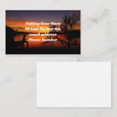消えた魚釣り名刺 名刺 (正面/裏面)