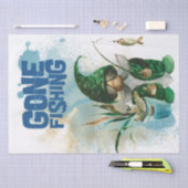 消えた魚釣り格言の切り離し 薄葉紙 (クラフト)