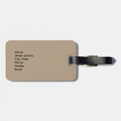 消えた魚釣り（私を探さないで） ラゲッジタグ (裏面横)