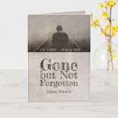 消えてない忘れ-ヴィンテージ カード (黄色い花)