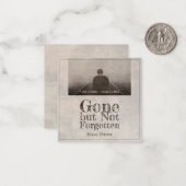 消えてない忘れ-ヴィンテージ ノートカード (正面/裏面インサイチュ)