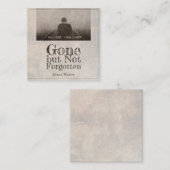 消えてない忘れ-ヴィンテージ ノートカード (正面/裏面)