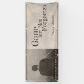 消えてない忘れ-ヴィンテージ 横断幕 (縦)