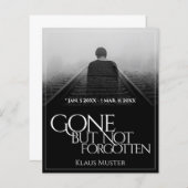 消えてない忘れ – 暗色 (正面/裏面)