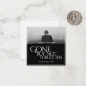 消えてない忘れ – 暗色 ノートカード (正面/裏面インサイチュ)