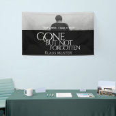 消えてない忘れ – 暗色 横断幕 (トレードショー)