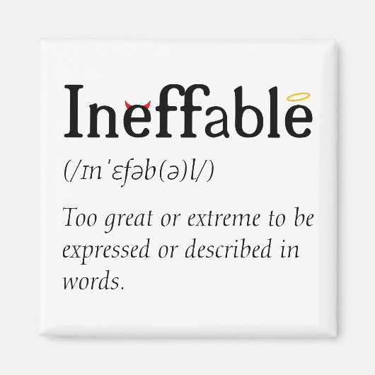 消えない天国と地獄 マグネット (正面)