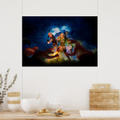 消えない炎 – 中ポスター ポスター (キッチン)