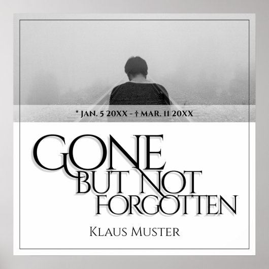 消えましたが忘れられません - 明るい ポスター (正面)