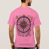 消えゆく足跡:詳細な霊長類の保護 Tシャツ (裏面)