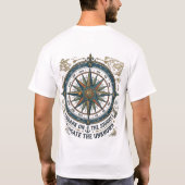 消えゆく足跡: 詳細な霊長類の保護 Tシャツ (裏面)