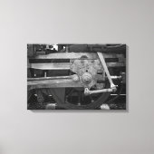 消えゆく鉄道渋滞 キャンバスプリント (正面)