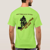 消えるためにTシャツ乗って下さい Tシャツ (裏面)