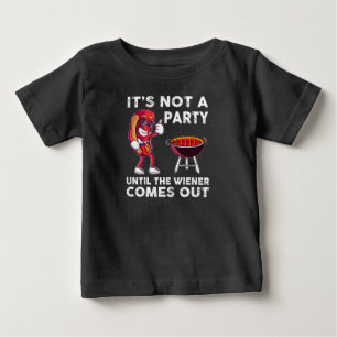 消えるまではパーティーで来はないおもしろい。 ベビーTシャツ