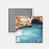 消えるビーチ – ベールコボ – アルガルヴポルトガル マグネット (正面/裏面)