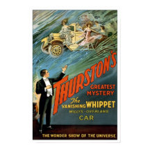 消える自動車、1925年。ヴィンテージ・マジシャン