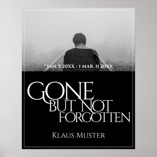 消え去りし者 - ダーク ポスター (正面)