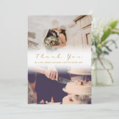 消え結婚た写真のサンキューカード サンキューカード (スタンド正面)