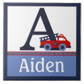 消パーソナライズされた防エンジン/トラックレター名タイル タイル (正面)